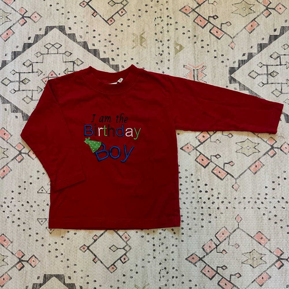 Luigi Kids Birthday Long Sleeve Tee 🥳